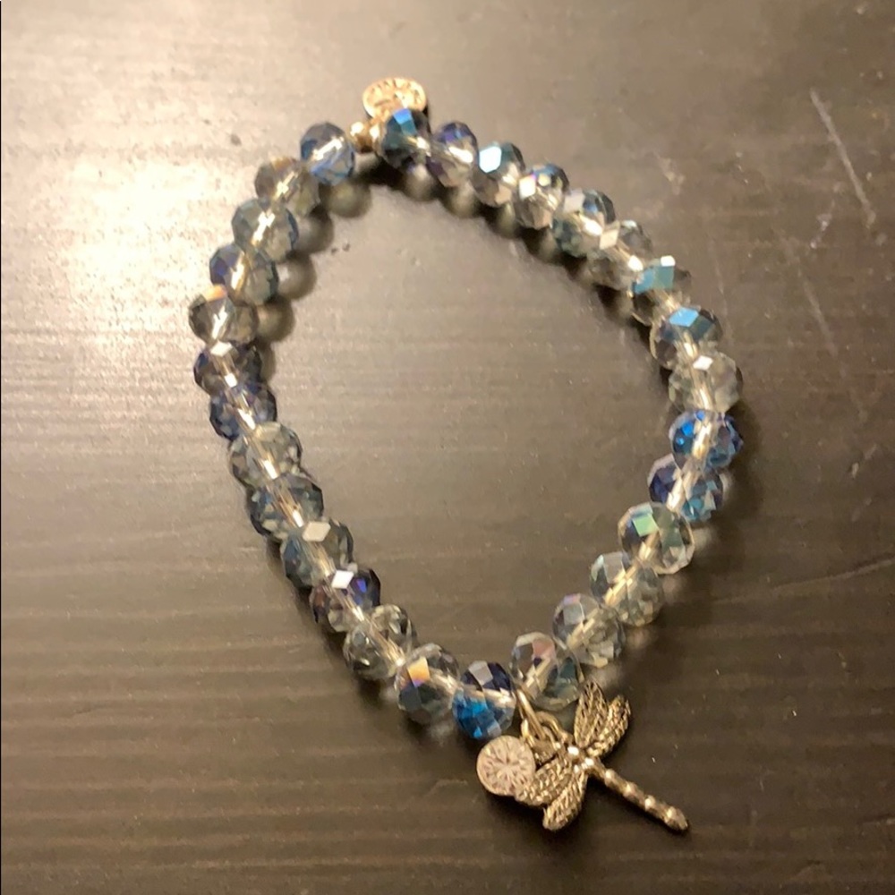 Stretchy dragonfly bracelet